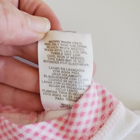 K1086 * Bright Future Floral Puff Sleeve Top White Pink Size 6/9M - Picture 6 of 6